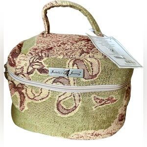 NWT Tapestry Toiletry Bag Lined Cosmetic Travel‎ Organizer by Isabella's Journey